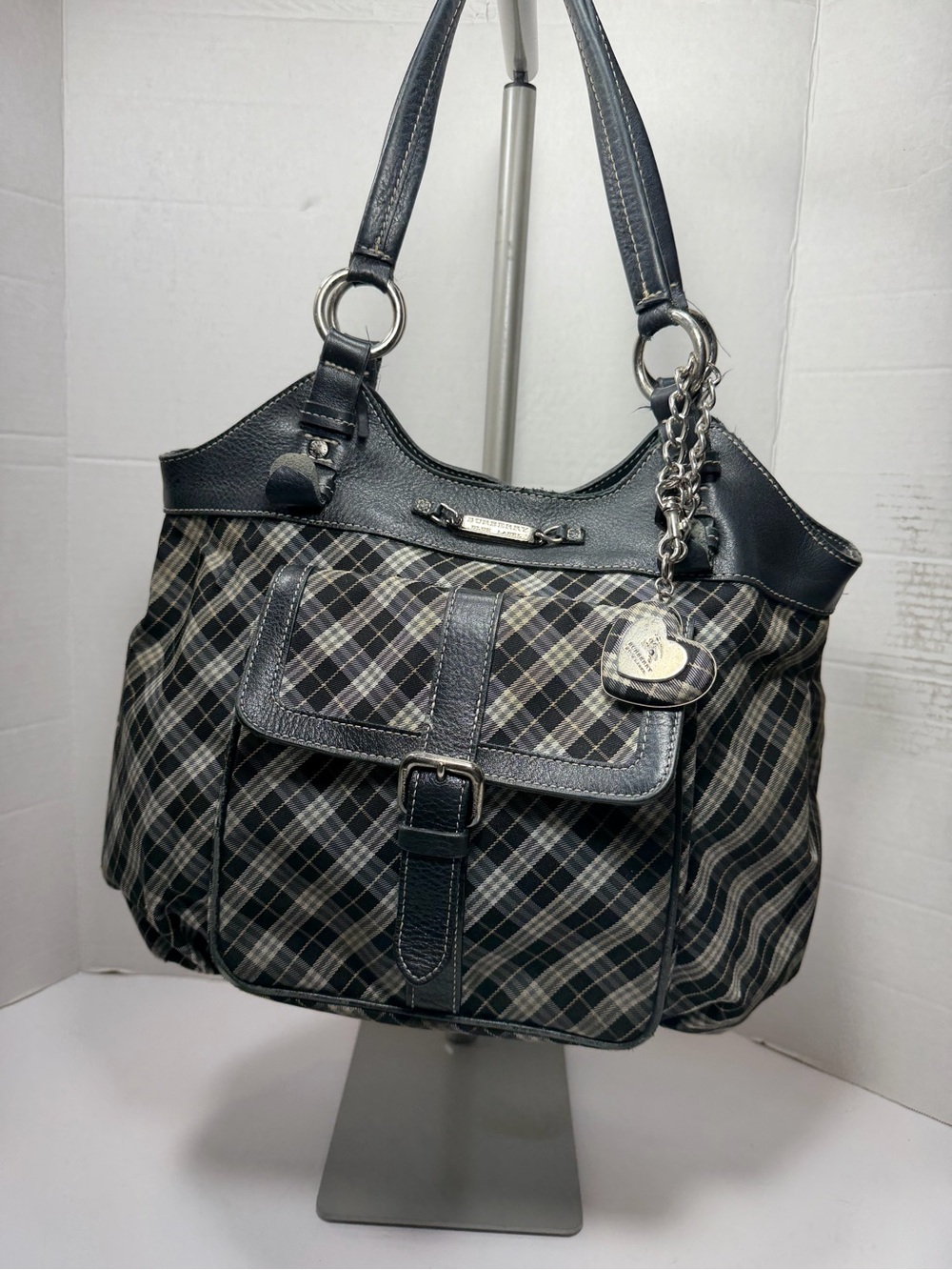 Authentic vintage Burberry Blue Label Y2K,project bag shoulder bag